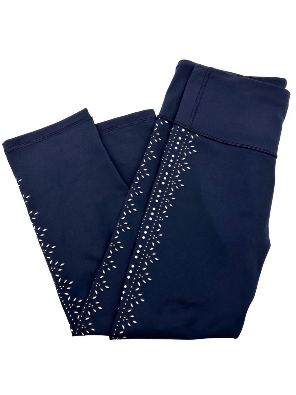 GapFit Leggings Women's Small Capri Cropped Navy White